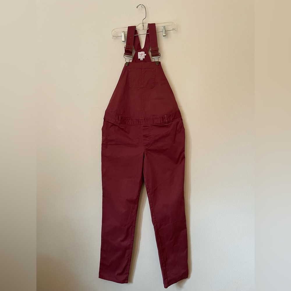 The Nines by HATCH™ Classic Twill Maternity Overalls